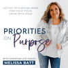 undefined Priorities on Purpose | Mental Health, Procrastination, Insecurities, Fear, and Purpose