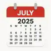 Podcast July 2025 Calendar