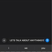 Podcast LETS TALK ABOUT ANYTHING!
