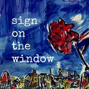 Podcast Sign on the Window