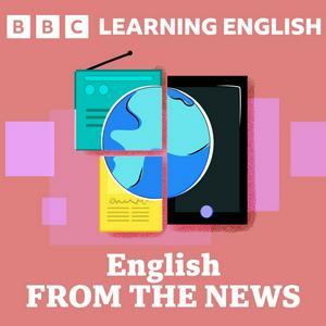 Ouça Learning English from the News na aplicação