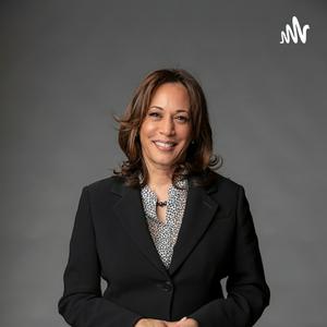 Ouça Kamala Harris na aplicação